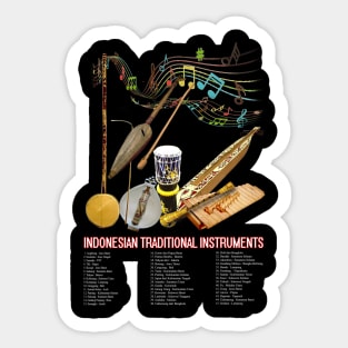 INDONESIAN TRADITIONAL INSTRUMENT Sticker
